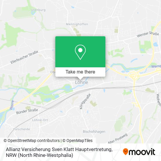 Allianz Versicherung Sven Klatt Hauptvertretung map