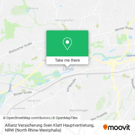 Карта Allianz Versicherung Sven Klatt Hauptvertretung