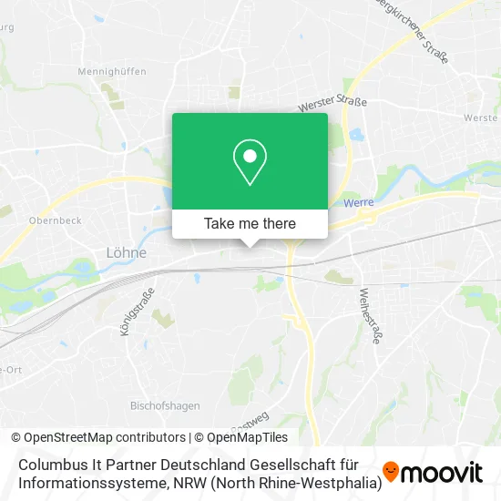 Карта Columbus It Partner Deutschland Gesellschaft für Informationssysteme