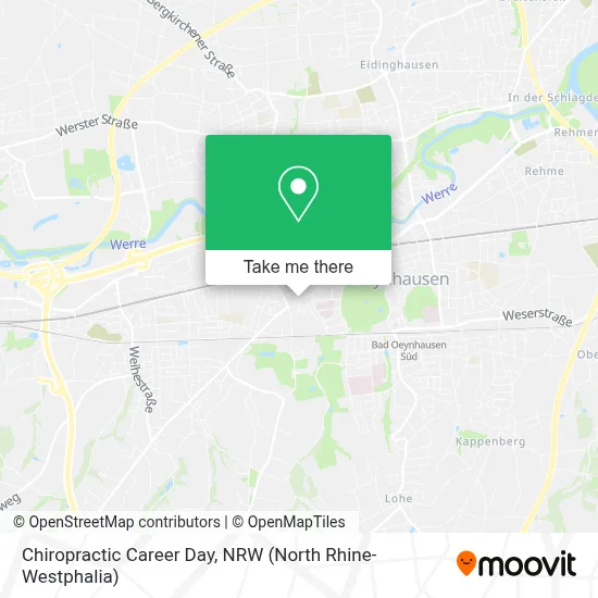 Chiropractic Career Day map