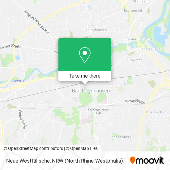 Карта Neue Westfälische