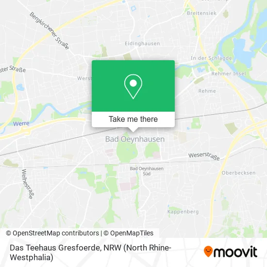 Карта Das Teehaus Gresfoerde