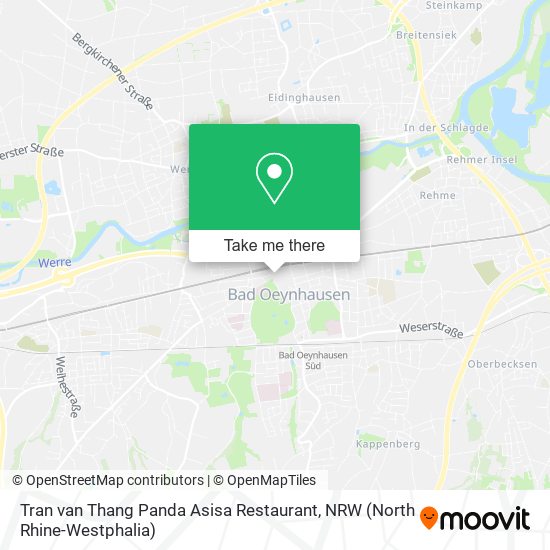 Tran van Thang Panda Asisa Restaurant map