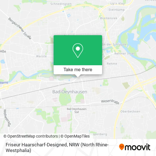 Карта Friseur Haarscharf-Designed