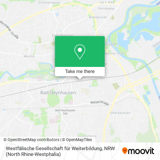 Карта Westfälische Gesellschaft für Weiterbildung