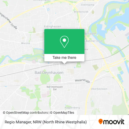 Regio Manager map