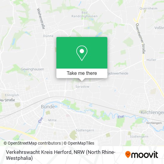 Verkehrswacht Kreis Herford map