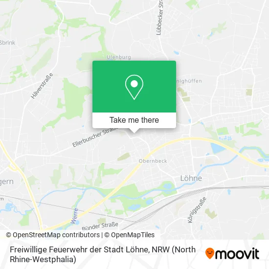Карта Freiwillige Feuerwehr der Stadt Löhne