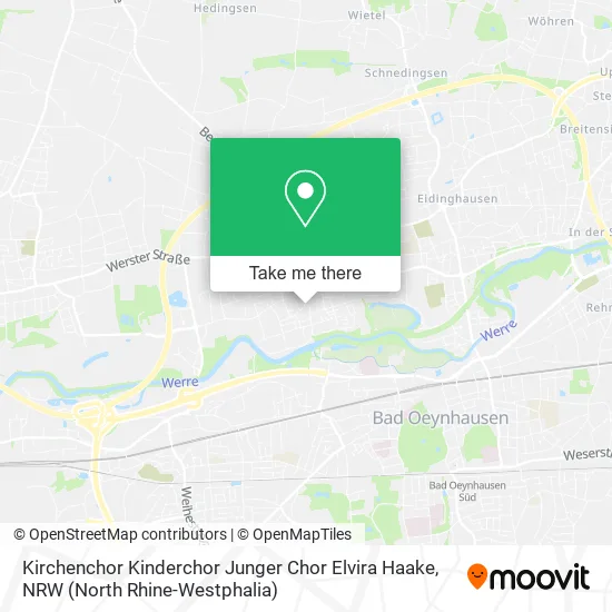 Карта Kirchenchor Kinderchor Junger Chor Elvira Haake