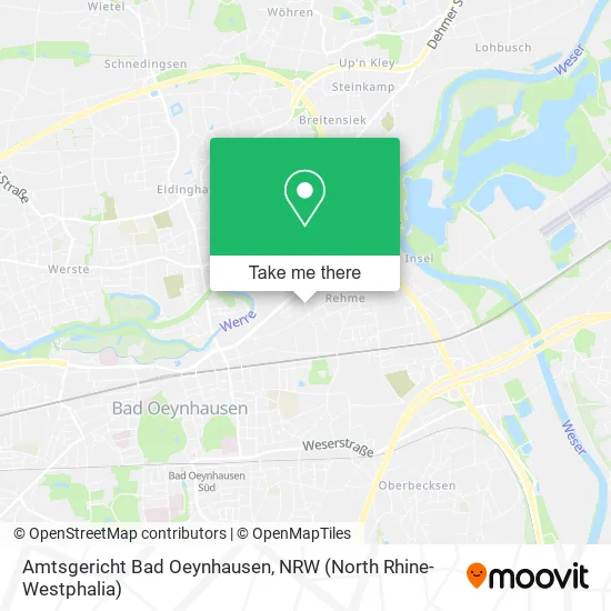 Карта Amtsgericht Bad Oeynhausen