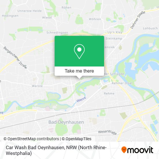 Car Wash Bad Oeynhausen map