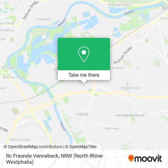 Rc Freunde Vennebeck map