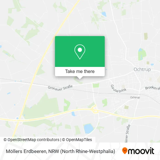Карта Möllers Erdbeeren