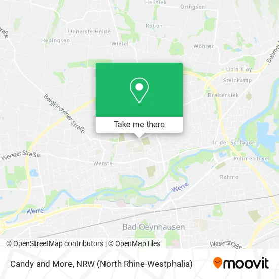 Карта Candy and More