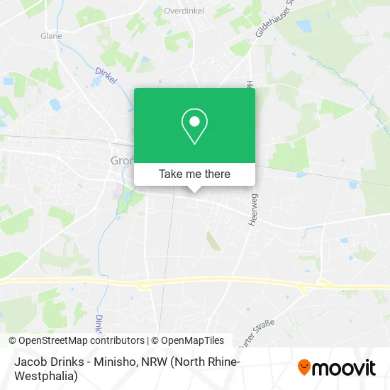 Карта Jacob Drinks - Minisho