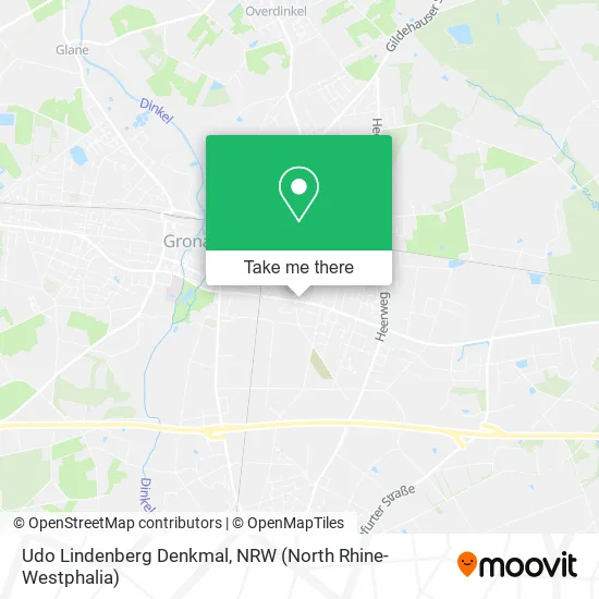 Карта Udo Lindenberg Denkmal