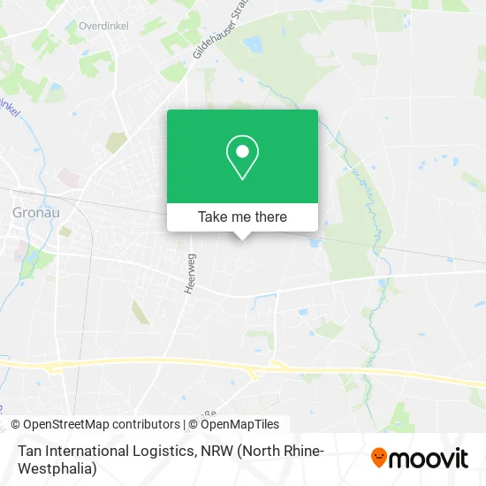 Карта Tan International Logistics