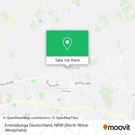 Emmaljunga Deutschland map