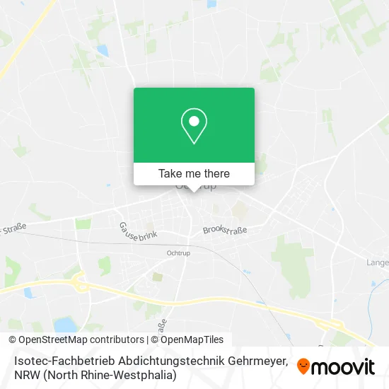 Карта Isotec-Fachbetrieb Abdichtungstechnik Gehrmeyer