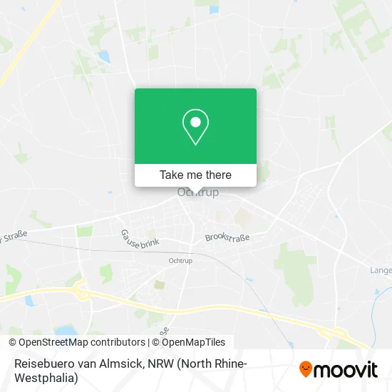 Карта Reisebuero van Almsick
