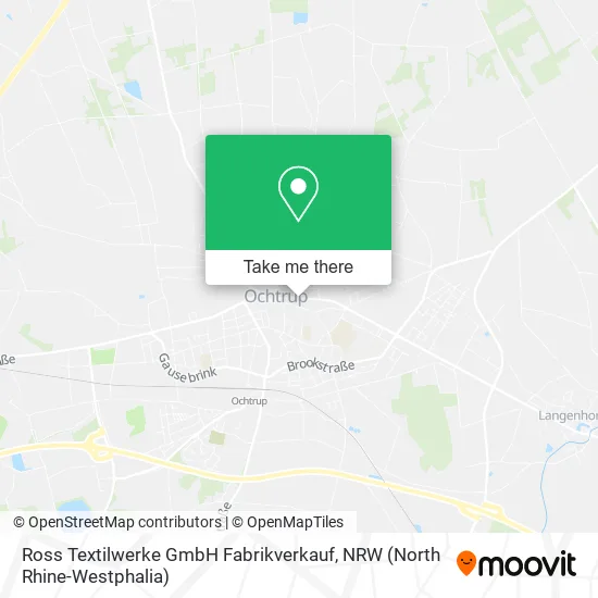 Карта Ross Textilwerke GmbH Fabrikverkauf