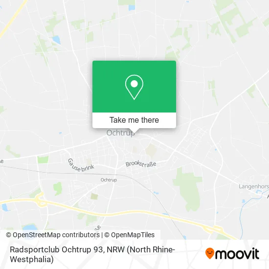 Radsportclub Ochtrup 93 map