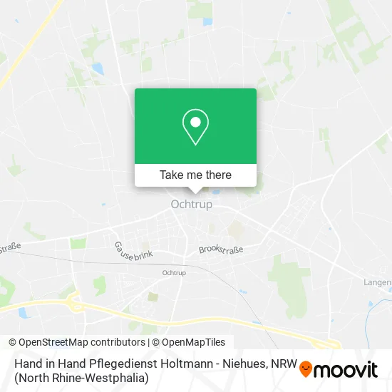 Карта Hand in Hand Pflegedienst Holtmann - Niehues