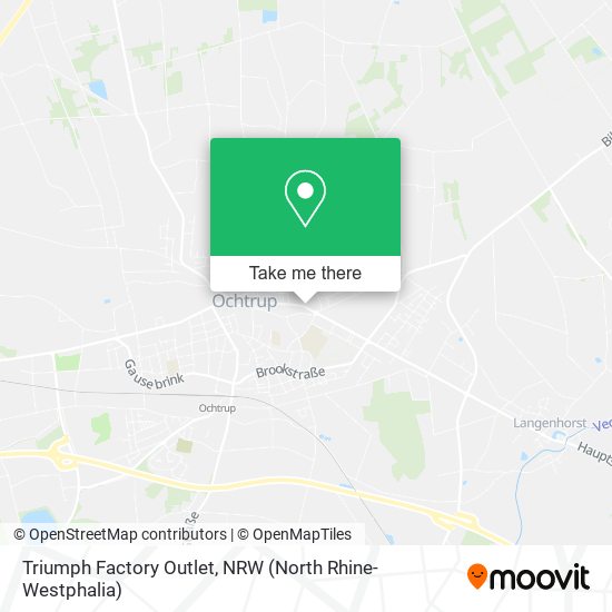 Triumph Factory Outlet map