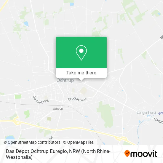 Карта Das Depot Ochtrup Euregio