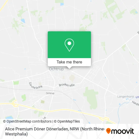 Карта Alice Premium Döner Dönerladen