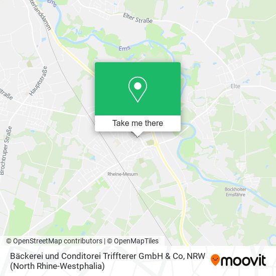 Bäckerei und Conditorei Triffterer GmbH & Co map