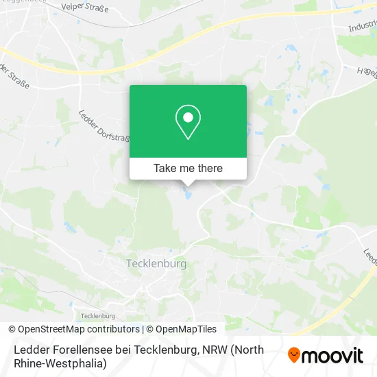 Карта Ledder Forellensee bei Tecklenburg