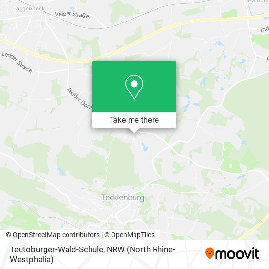 Teutoburger-Wald-Schule map