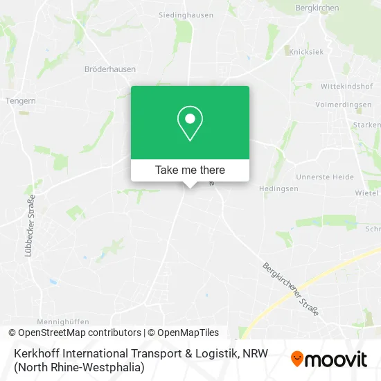Карта Kerkhoff International Transport & Logistik