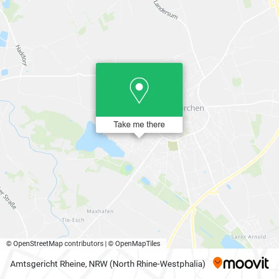 Карта Amtsgericht Rheine