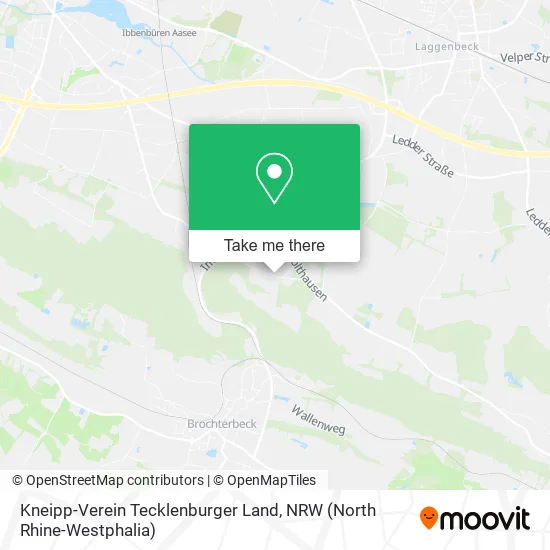 Карта Kneipp-Verein Tecklenburger Land