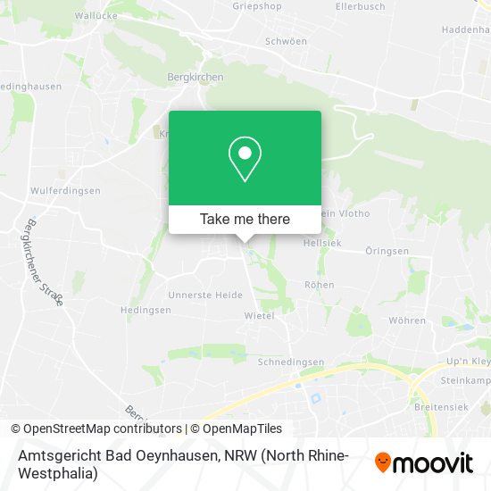Amtsgericht Bad Oeynhausen map