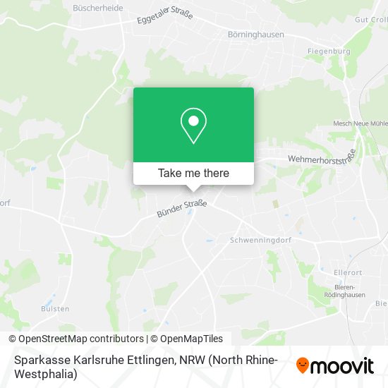 Sparkasse Karlsruhe Ettlingen map