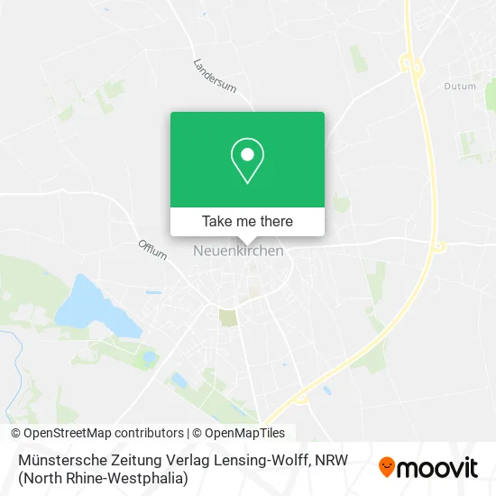 Карта Münstersche Zeitung Verlag Lensing-Wolff