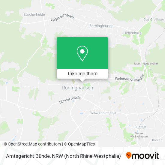 Amtsgericht Bünde map