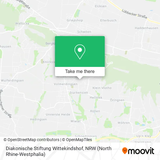 Карта Diakonische Stiftung Wittekindshof