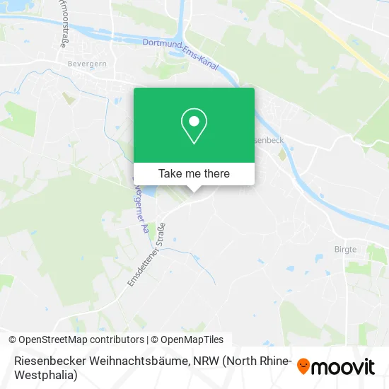 Riesenbecker Weihnachtsbäume map