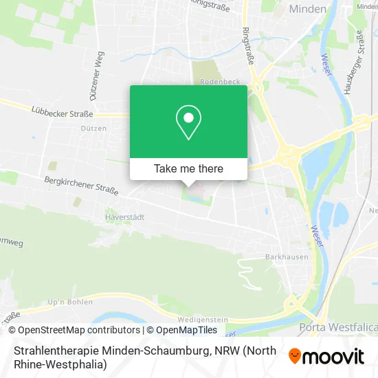 Карта Strahlentherapie Minden-Schaumburg