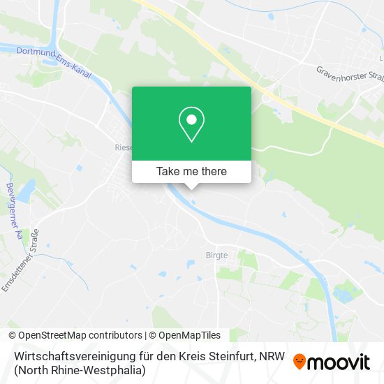 Wirtschaftsvereinigung für den Kreis Steinfurt map
