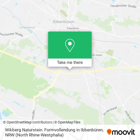 Карта Wikberg Naturstein. Formvollendung in Ibbenbüren