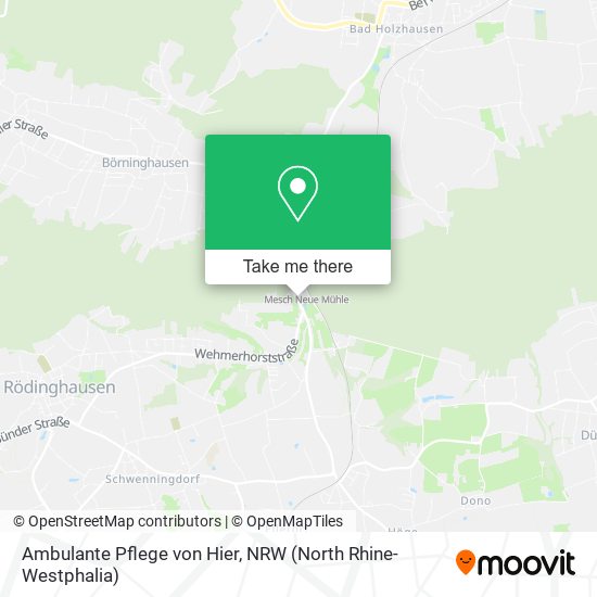 Ambulante Pflege von Hier map