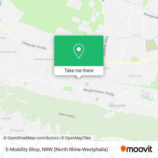 E-Mobility Shop map