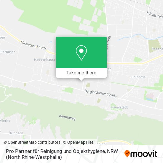 Pro Partner für Reinigung und Objekthygiene map