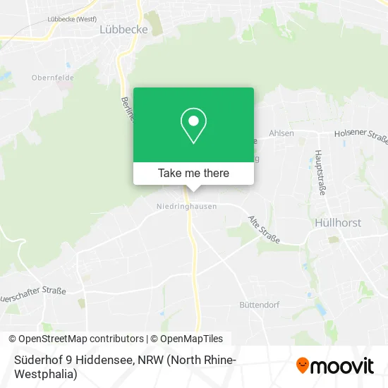 Карта Süderhof 9 Hiddensee