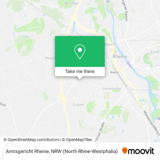 Карта Amtsgericht Rheine